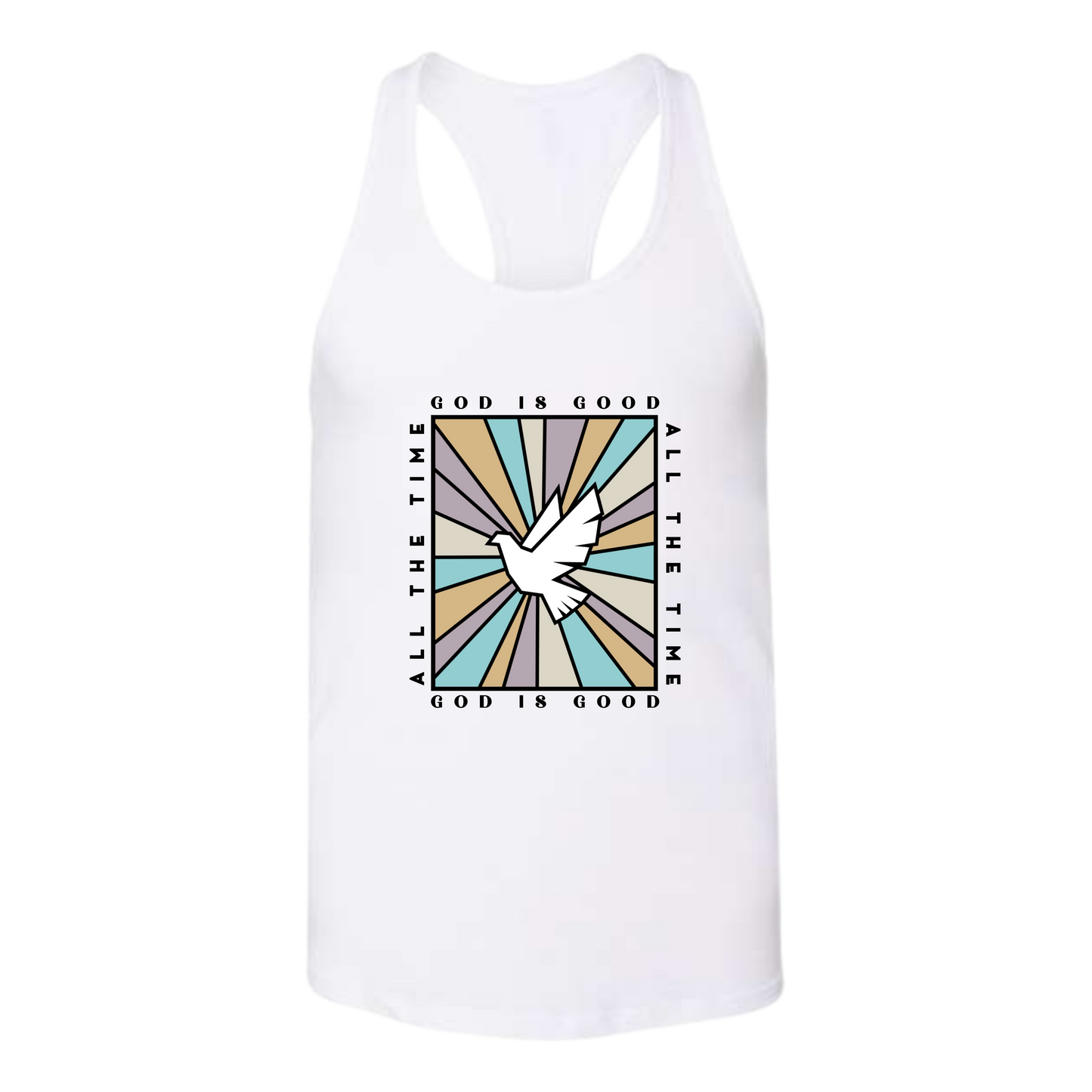 God Is Good - Bella+Canvas - Women's Jersey Racerback Tank