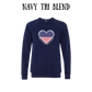 PP - One Nation One Heart - Sponge Fleece Raglan Sweatshirt - Blues, Purples