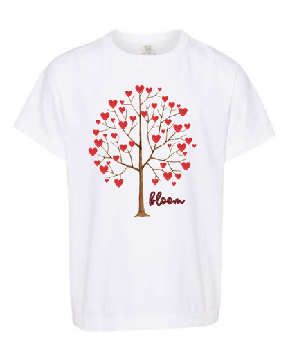 Bloom - Comfort Colors - Heavyweight Youth Tee - Neutral Colors & Blues