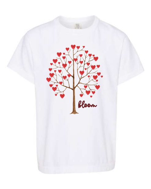 Bloom - Comfort Colors - Heavyweight Youth Tee - Neutral Colors & Blues