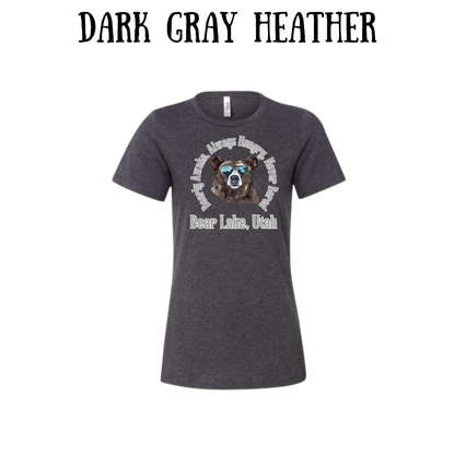 CP - Bear Lake Utah - Women's Relaxed Fit Tee - Neutrals