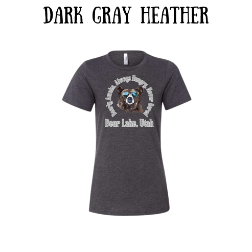 CP - Bear Lake Utah - Women's Relaxed Fit Tee - Neutrals