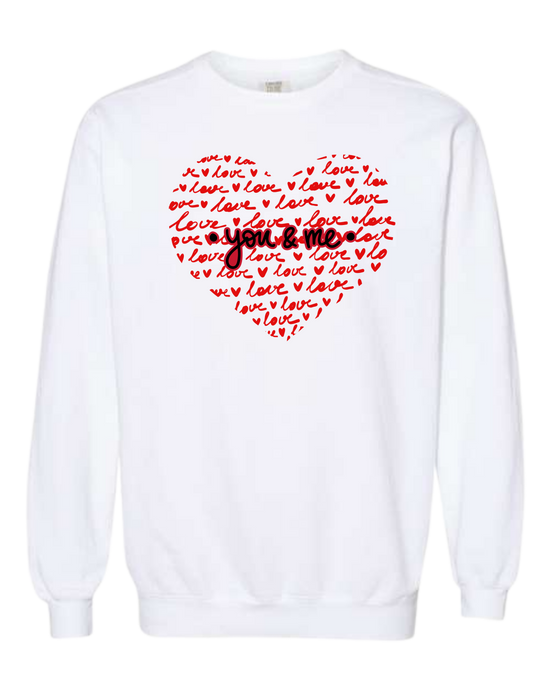 You & Me - Comfort Colors - Sweatshirt - Assorted Colors