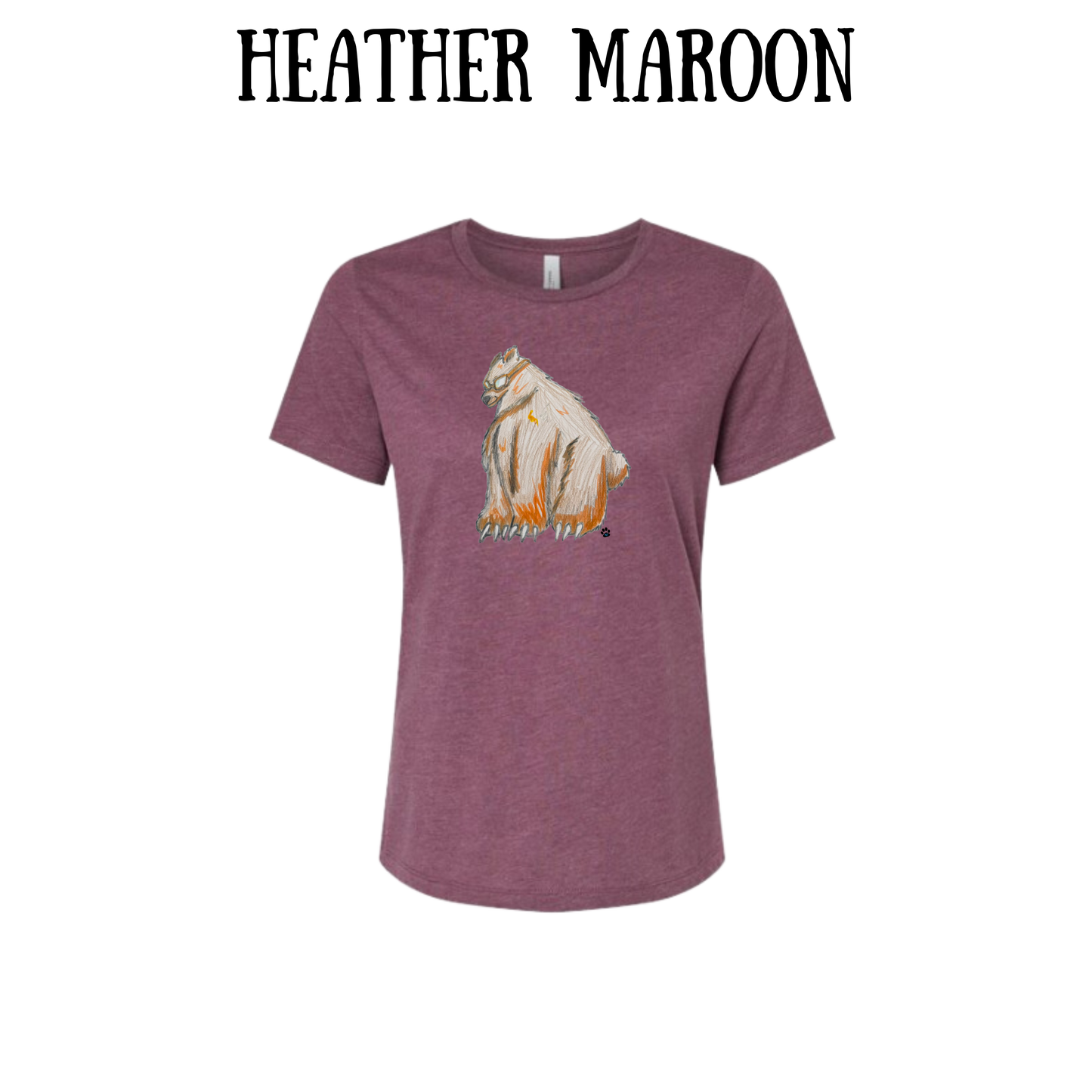 AC - Muscle Bear - Women's Relaxed Fit Tee - Assorted Colors