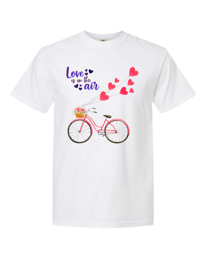Love Is in The Air- Comfort Colors - Heavyweight Unisex Tee - Neutral Colors