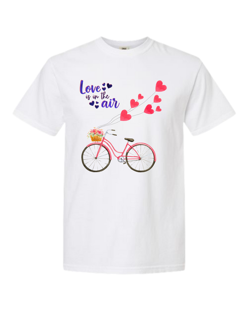 Love Is in The Air- Comfort Colors - Heavyweight Unisex Tee - Neutral Colors