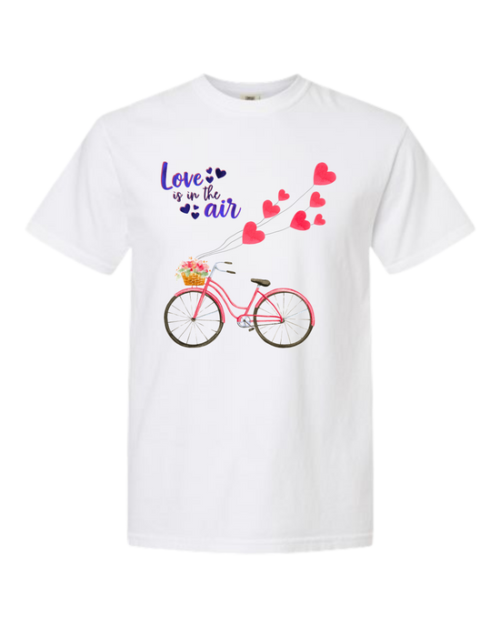 Love Is in The Air- Comfort Colors - Heavyweight Unisex Tee - Neutral Colors