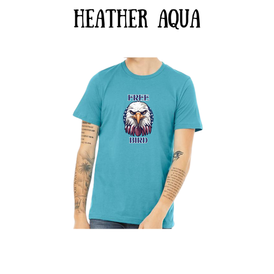PP - Free Bird - Unisex Tee - Blues