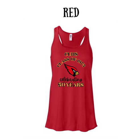 CUHS celebrating - Women's Flowy Racerback Tank