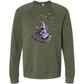 HP - Hot Ghoul Vibes - Sponge Fleece Raglan Sweatshirt - Greens, Neutrals