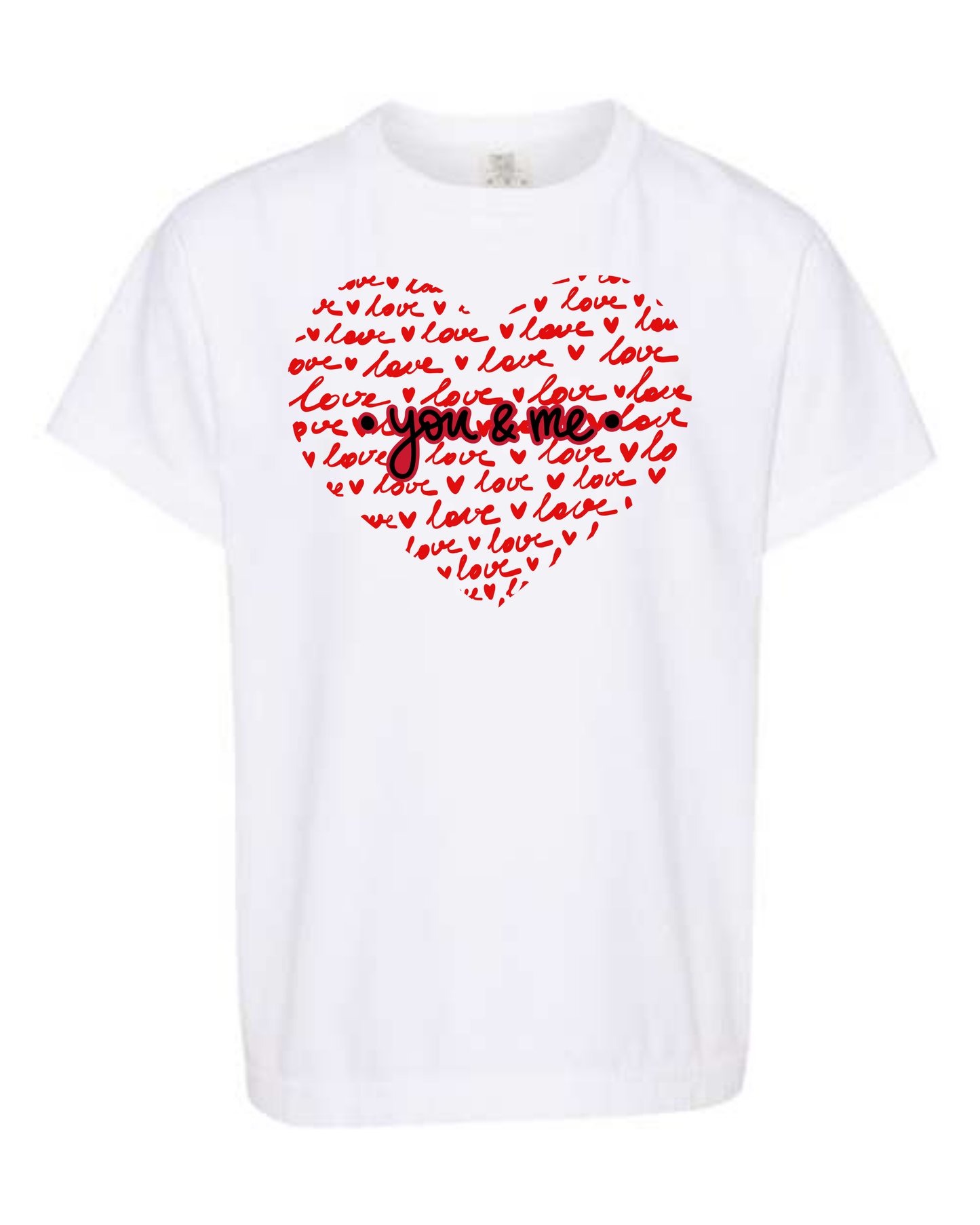 You & Me - Comfort Colors - Heavyweight Youth Tee - Neutral Colors & Blues