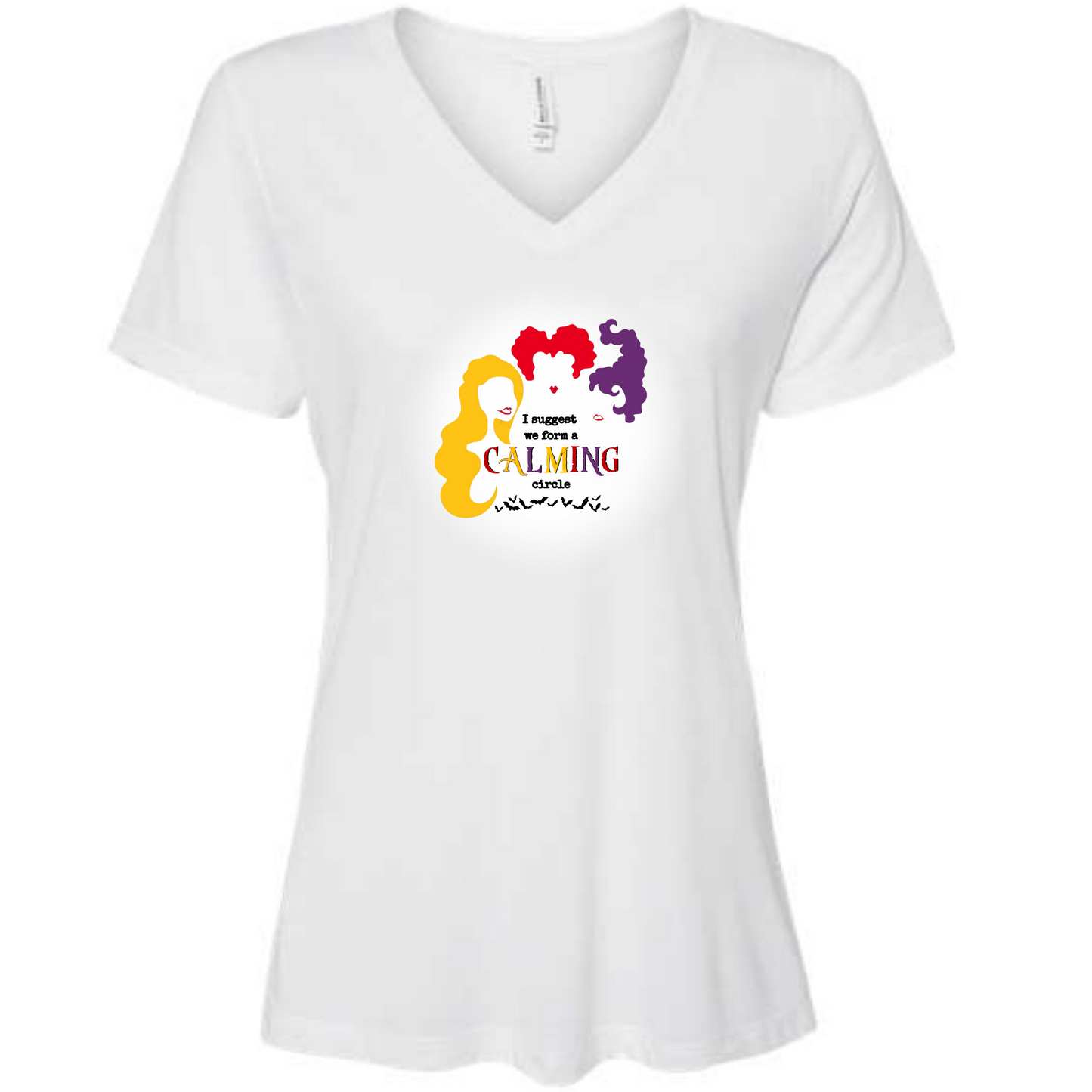 Calming Circle - Women's V-Neck - Assorted Colors