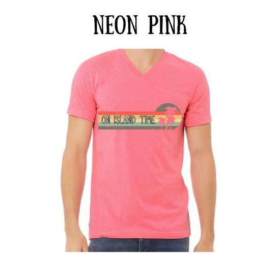 VP - On Island Time - Unisex V-Neck - Assorted Colors