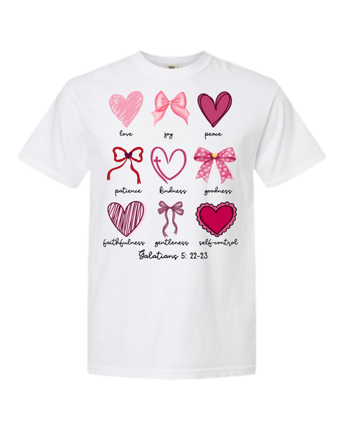 Galatians 5 - Valentines - Comfort Colors - Heavyweight Unisex Tee - Neutral Colors