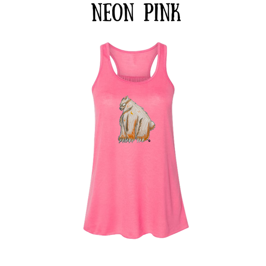AC - Muscle Bear - Women's Flowy Racerback Tank