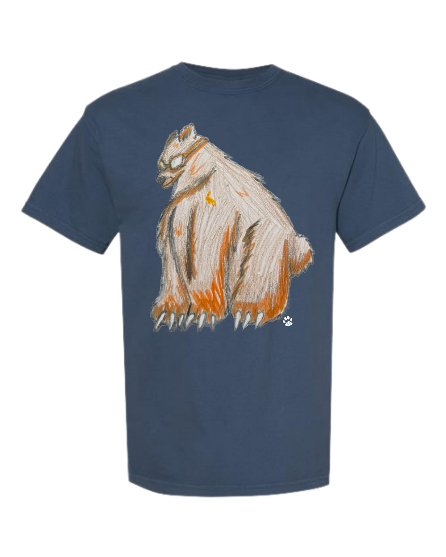 Muscle Bear - Comfort Colors - Heavyweight Unisex Tee - Blues