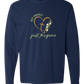 Not Perfect Just Forgiven - Comfort Colors - Heavyweight Long Sleeve Tee - Blues & Greens