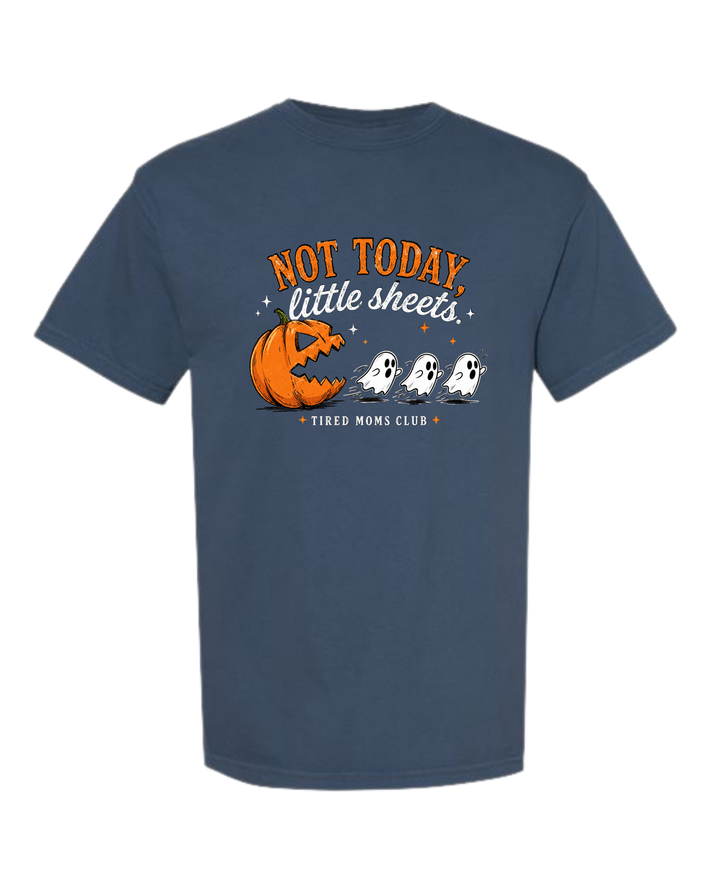 Not Today, Little Sheets - Comfort Colors - Heavyweight Unisex Tee - Blues