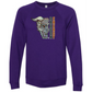 Dragon Energy - Sponge Fleece Raglan Sweatshirt - Blues, Greens, Purple, and Black