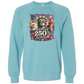 America's 250th Birthday - Sponge Fleece Raglan Sweatshirt - Blues, Greens, Purple, and Black