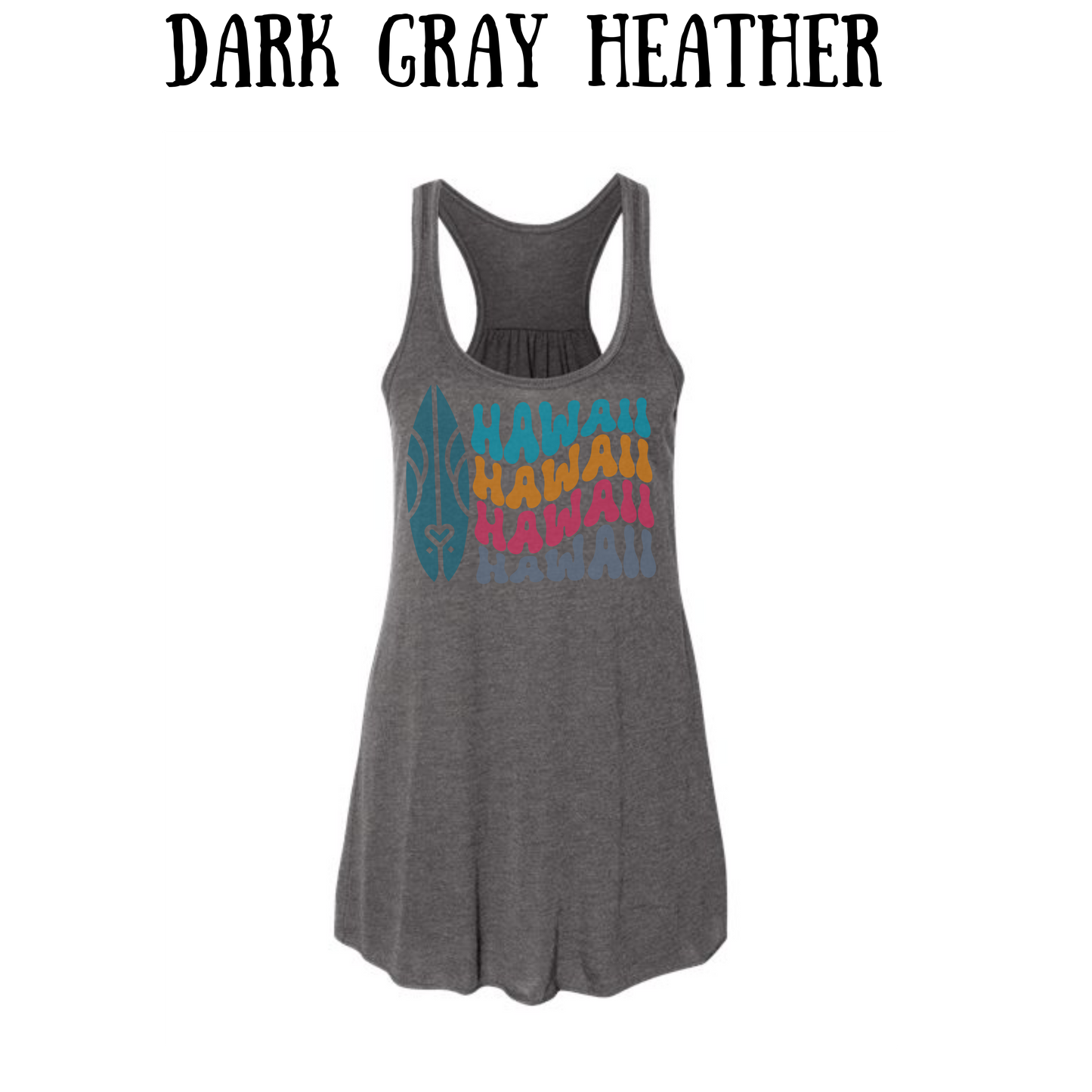 VP - Hawaii - Women's Flowy Racerback Tank
