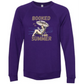 Booked for the Summer - Sponge Fleece Raglan Sweatshirt - Blues, Greens, Purple, and Black