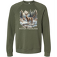 Winter Woodland - Sponge Fleece Raglan Sweatshirt - Greens, Neutrals
