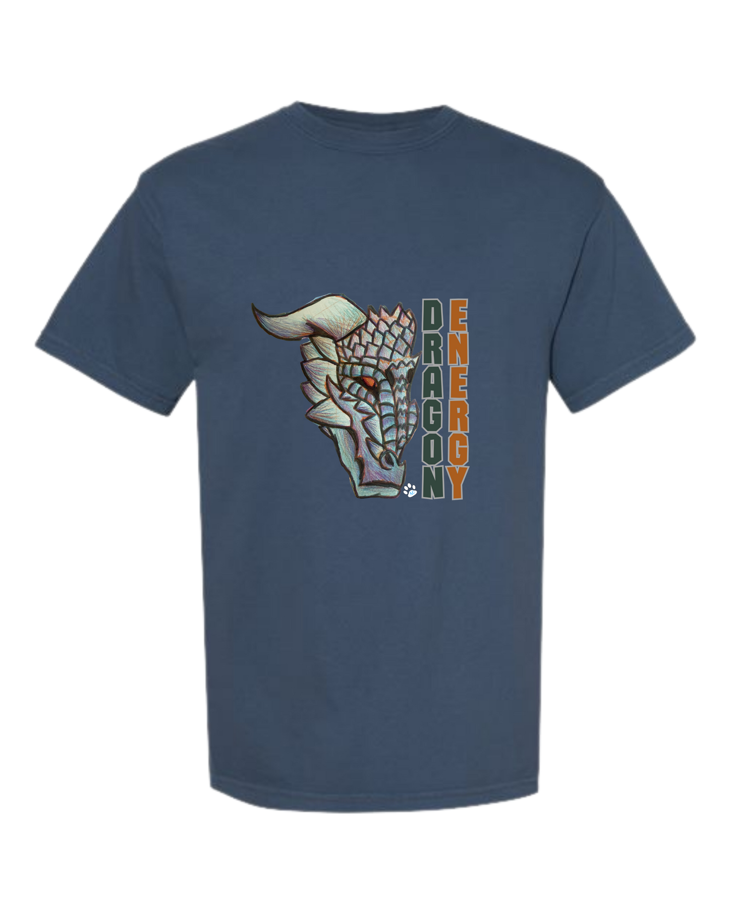 Dragon Energy - Comfort Colors - Heavyweight Unisex Tee - Blues