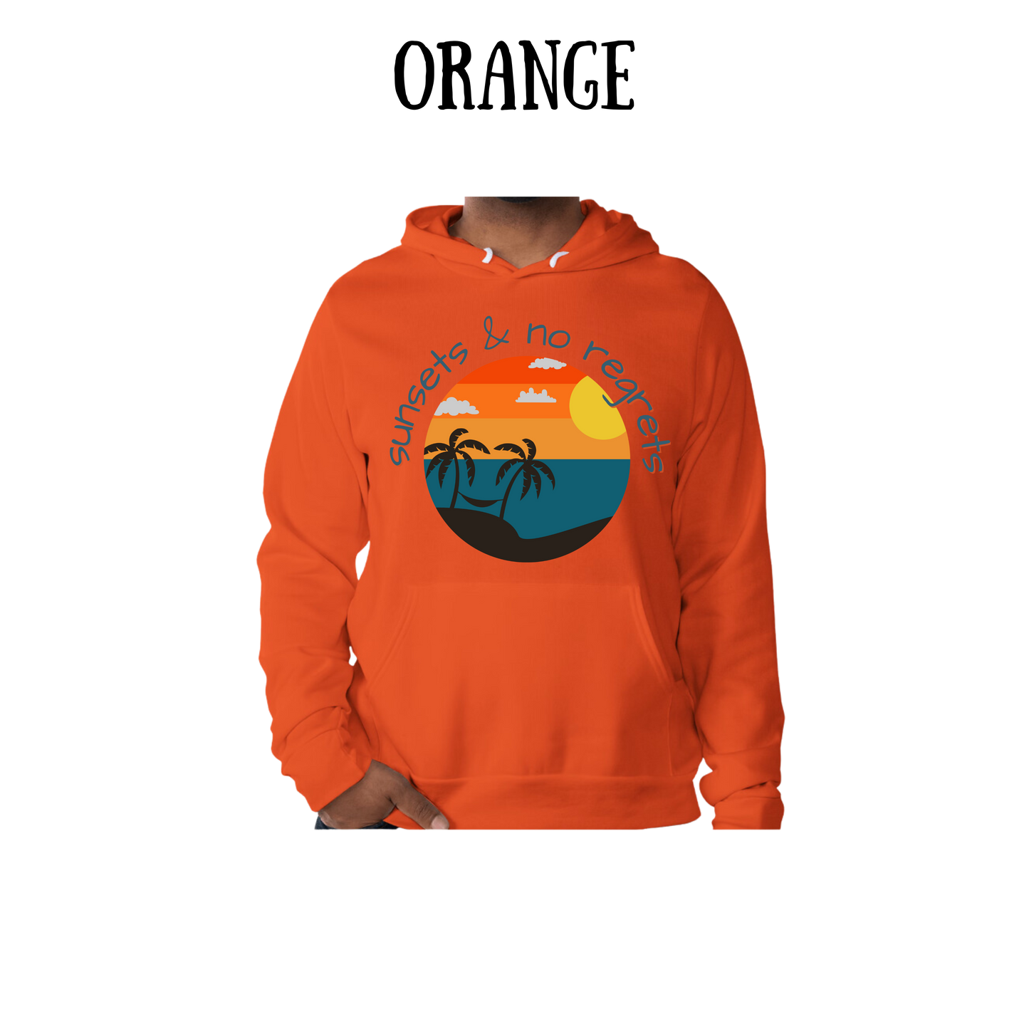 VP - Sunsets & No Regrets - Sponge Fleece Hoodie - Assorted Colors