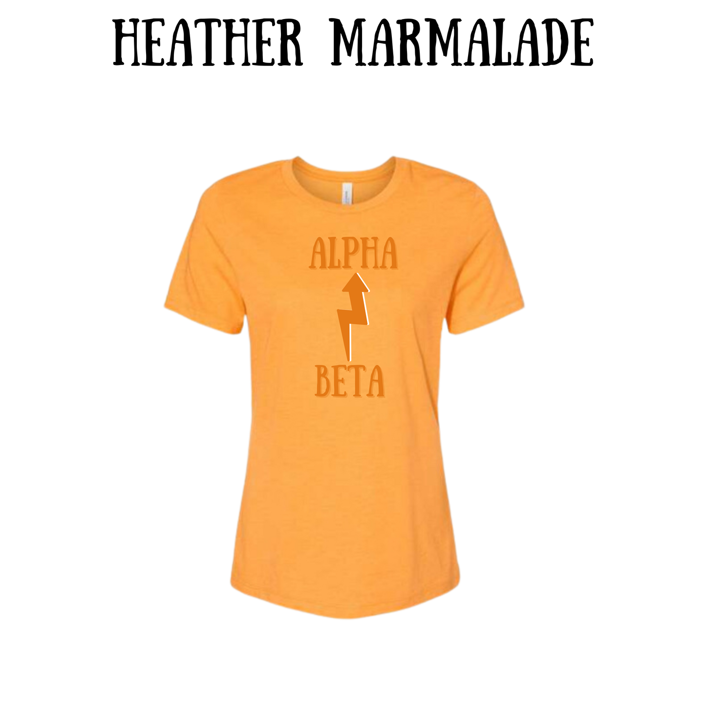Beta to Alpha - Women's Relaxed Fit Tee - Assorted Colors