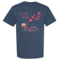 Love Is in The Air - Comfort Colors - Heavyweight Unisex Tee - Blues