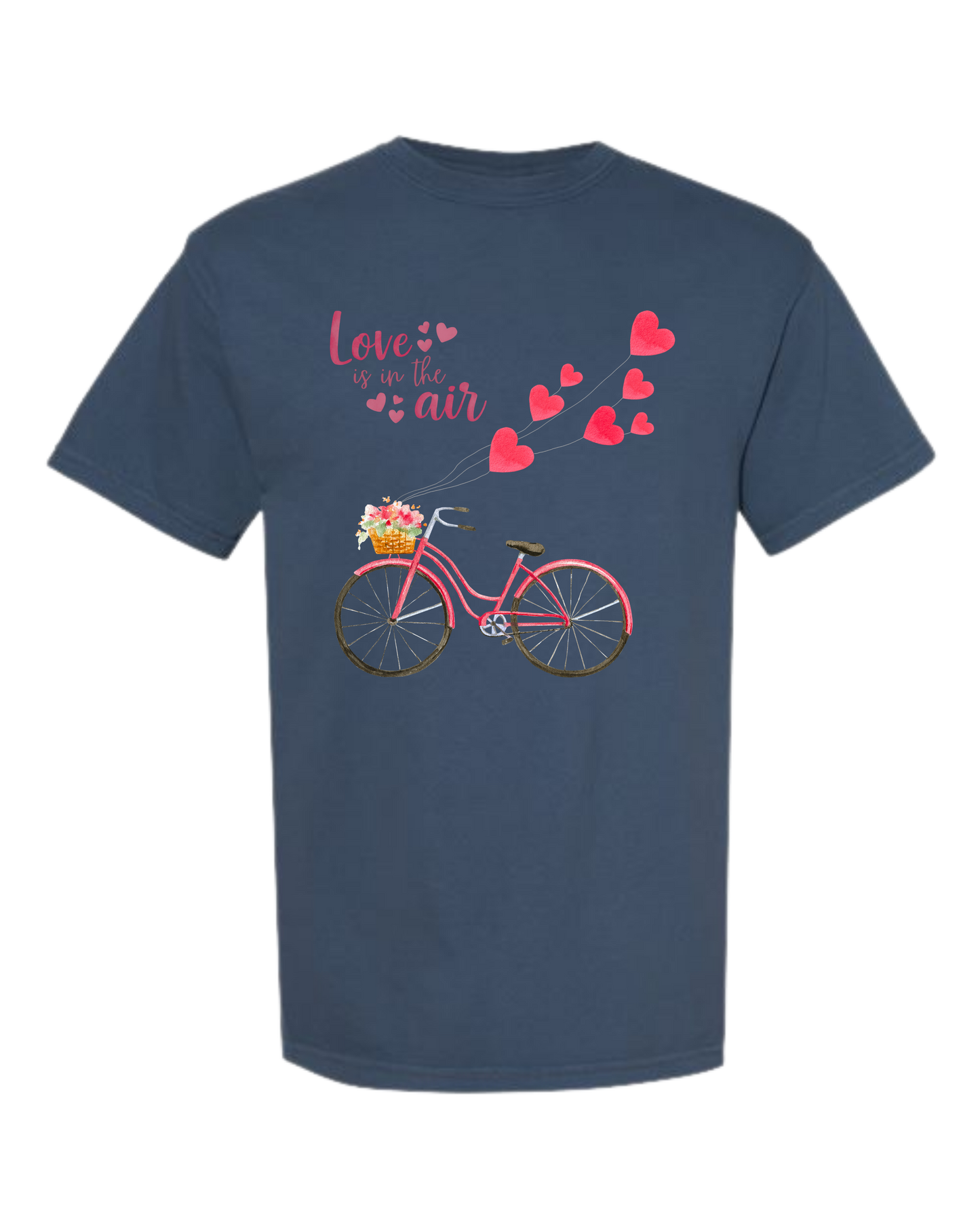 Love Is in The Air - Comfort Colors - Heavyweight Unisex Tee - Blues