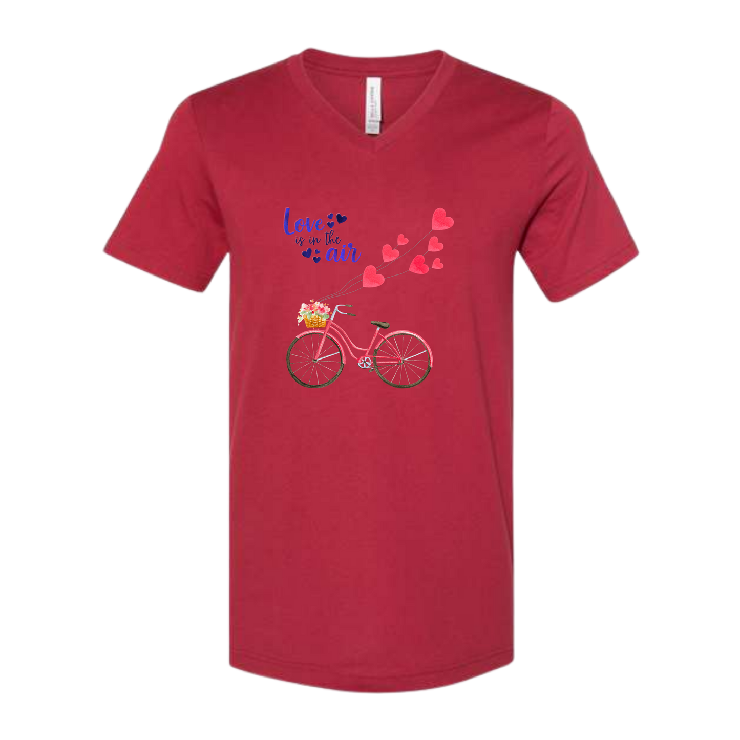 Love is in the Air - Bella+Canvas - Unisex V-Neck - Assorted Colors