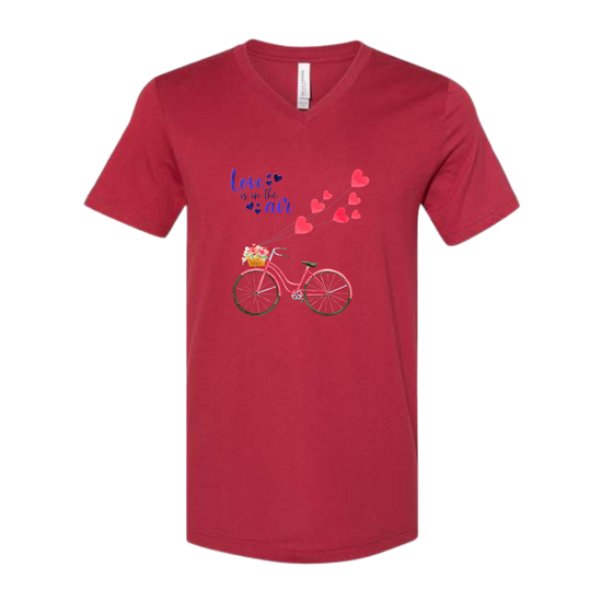 Love is in the Air - Bella+Canvas - Unisex V-Neck - Assorted Colors