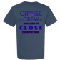 Cruise Crew Most Likely to Close the Buffet Down - Comfort Colors - Heavyweight Unisex Tee - Blues