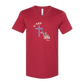 Loves Jesus & America too - Bella+Canvas - Unisex V-Neck - Assorted Colors