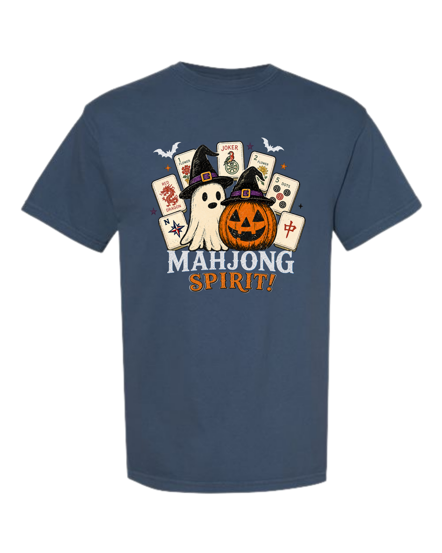 Mahjong Spirit - Comfort Colors - Heavyweight Unisex Tee - Blues