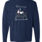 Delivery Specialist - Comfort Colors - Heavyweight Long Sleeve Tee - Blues & Greens