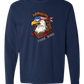 Rockin Free Bird - Comfort Colors - Heavyweight Long Sleeve Tee - Blues & Greens