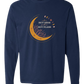 Not A Hot Mess Just A Hot Flash - Comfort Colors - Heavyweight Long Sleeve Tee - Blues & Greens