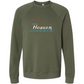 Make Heaven Crowded - Sponge Fleece Raglan Sweatshirt - Greens, Neutrals