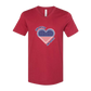 One Nation One Heart - Bella+Canvas - Unisex V-Neck - Assorted Colors