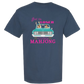 Get in Loser We're Playing Mahjong - Comfort Colors - Heavyweight Unisex Tee - Blues