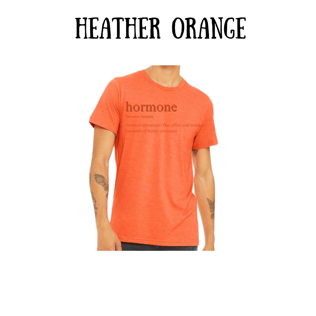 Hormone - Unisex Tee - Yellows, Oranges, Reds