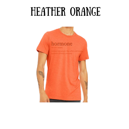 Hormone - Unisex Tee - Yellows, Oranges, Reds