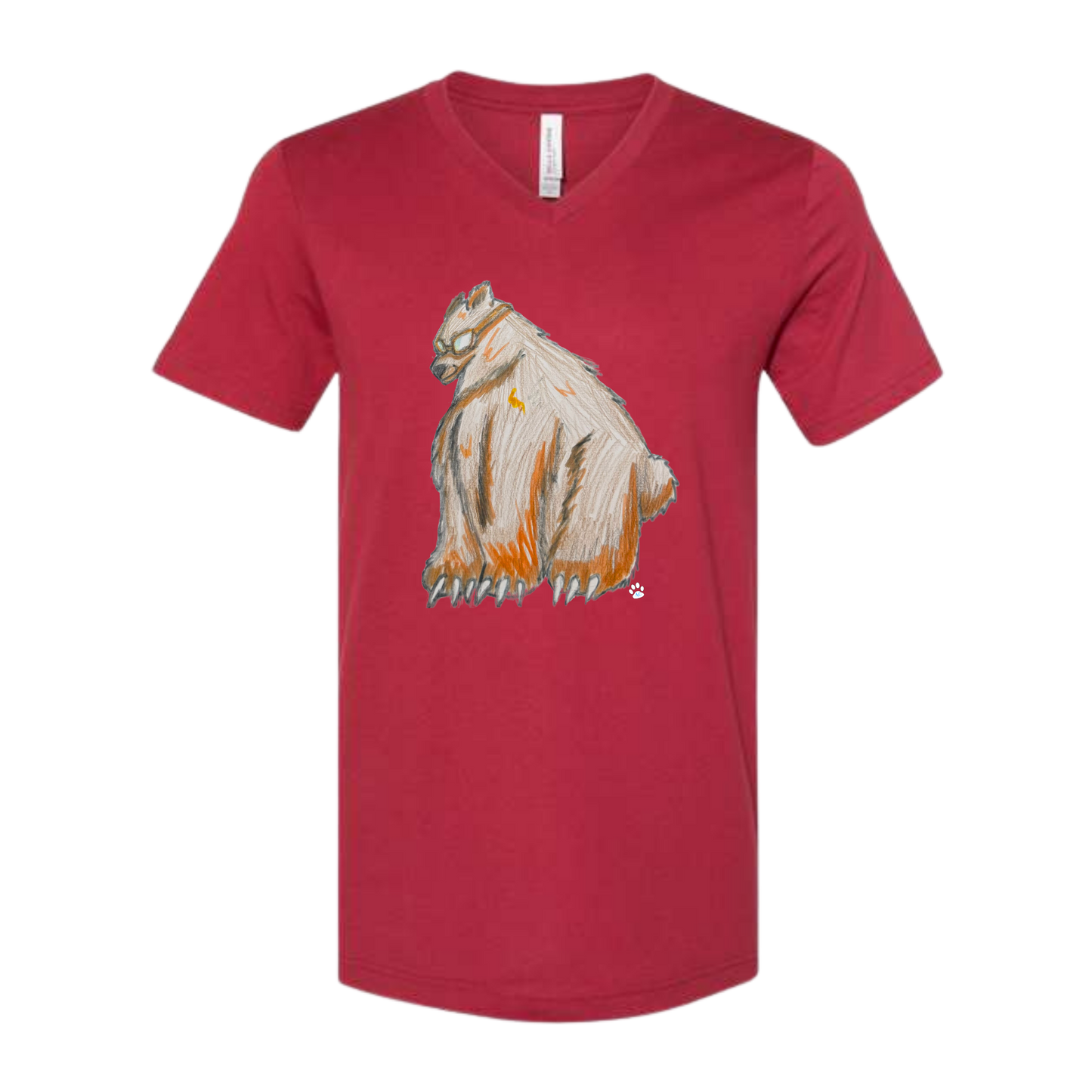 Muscle Bear - Bella+Canvas - Unisex V-Neck - Assorted Colors