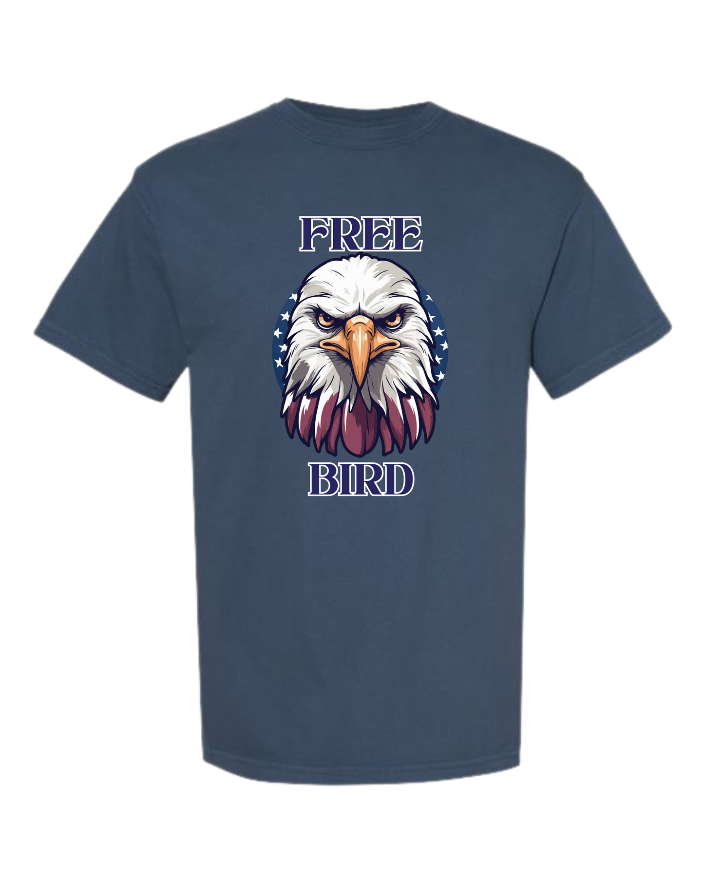 Free Bird - Comfort Colors - Heavyweight Unisex Tee - Blues
