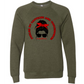 Football Moms Fueled By Caffeine and Touchdowns - Sponge Fleece Raglan Sweatshirt - Greens, Neutrals