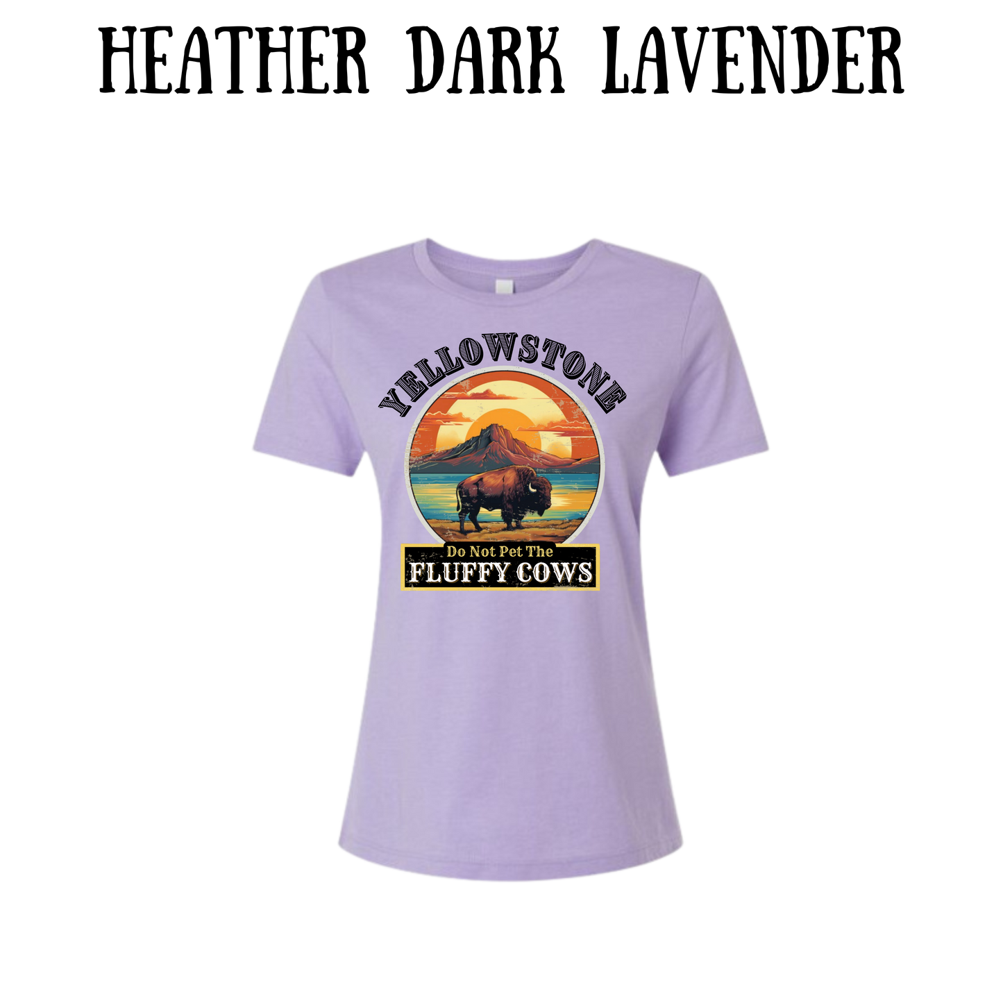 CP - Yellowstone: Fluffy Cows - Women's Relaxed Fit Tee - Assorted Colors