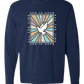 God Is Good - Comfort Colors - Heavyweight Long Sleeve Tee - Blues & Greens